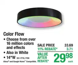 Menards Color Flow offer