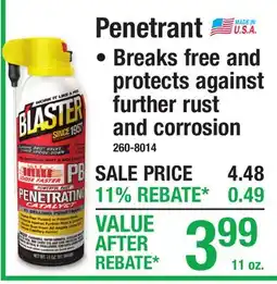 Menards Penetrant offer