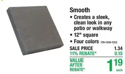 Menards PAVER & PATIO BLOCKS Smooth offer