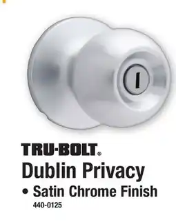 Menards TRU-BOLT Dublin Privacy Door Locks offer