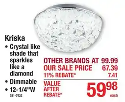 Menards Kriska offer