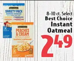 Eurofresh Market 8-10 ct. Select Best Choice Instant Oatmeal offer