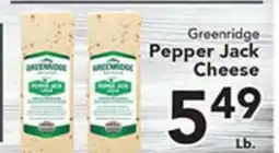 Eurofresh Market Greenridge Pepper Jack Cheese offer
