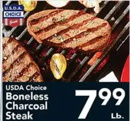 Eurofresh Market USDA Choice Boneless Charcoal Steak offer