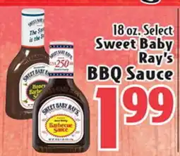 Eurofresh Market 18 oz. Select Sweet Baby Ray's BBQ Sauce offer