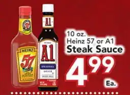 Eurofresh Market 10 oz. Heinz 57 or A1 Steak Sauce offer