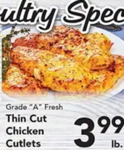 Eurofresh Market Thin Cut Chicken Cutlets offer