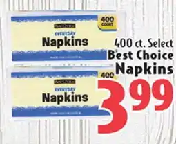 Eurofresh Market 400 ct. Select Best Choice Napkins offer
