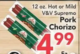 Eurofresh Market V&V Supremo Pork Chorizo offer