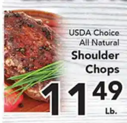 Eurofresh Market USDA Choice All Natural Shoulder Chops offer