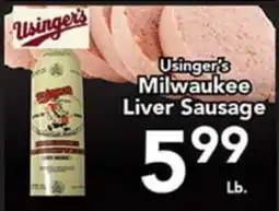 Eurofresh Market Usinger's Milwaukee Liver Sausage offer