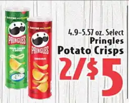 Eurofresh Market 4.9-5.57 oz. Select Pringles Potato Crisps offer