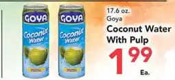 Eurofresh Market Goya Coconut Water With Pulp offer