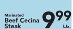 Eurofresh Market Marinated Beef Cecina Steak offer