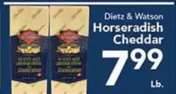 Eurofresh Market Dietz & Watson Horseradish Cheddar offer