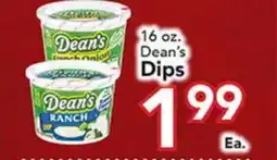 Eurofresh Market 16 oz. Dean's Dips offer