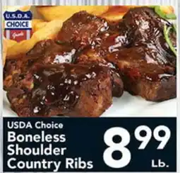 Eurofresh Market USDA Choice Boneless Shoulder Country Ribs offer