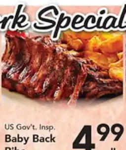 Eurofresh Market US Gov't Insp. Baby Back Ribs offer