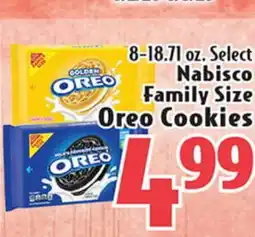 Eurofresh Market 8-18.71 oz. Select Nabisco Family Size Oreo Cookies offer