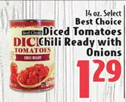 Eurofresh Market 14 oz. Select Best Choice Diced Tomatoes Chili Ready with Onions offer