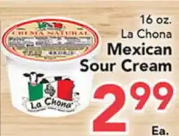 Eurofresh Market La Chona Mexican Sour Cream offer