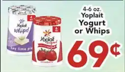 Eurofresh Market 4-6 oz. Yoplait Yogurt or Whips offer
