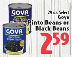 Eurofresh Market 29 oz. Select Goya Pinto Beans or Black Beans offer