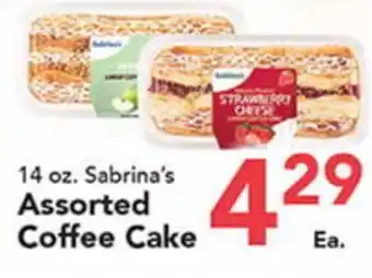 Eurofresh Market 14 oz. Sabrina's Assorted Coffee Cake offer