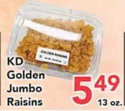 Eurofresh Market KD Golden Jumbo Raisins offer
