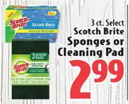 Eurofresh Market 3 ct. Select Scotch Brite Sponges or Cleaning Pad offer
