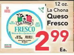 Eurofresh Market La Chona Queso Fresco offer