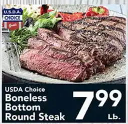 Eurofresh Market USDA Choice Boneless Bottom Round Steak offer