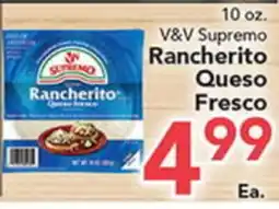 Eurofresh Market V&V Supremo Rancherito Queso Fresco offer