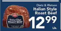 Eurofresh Market Dietz & Watson Italian Style Roast Beef offer