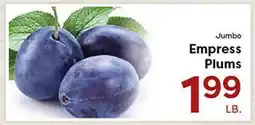 Rich's Fresh Market Empress Plums offer