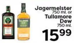 Rich's Fresh Market Jagermeister 750 ml. or Tullamore Dew 750 ml offer
