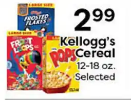 Rich's Fresh Market Kellogg's Cereal offer