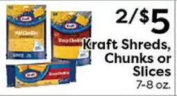 Rich's Fresh Market Kraft Shreds, Chunks or Slices offer