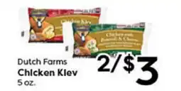 Rich's Fresh Market Dutch Farms Chicken Klev offer