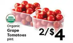 Rich's Fresh Market Organic Grape Tomatoes offer