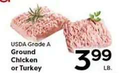 Rich's Fresh Market USDA Grade A Ground Chicken or Turkey offer