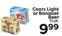 Rich's Fresh Market Coors Light or Banquet Beer offer