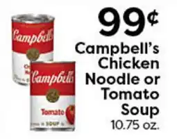Rich's Fresh Market Campbell's Chicken Noodle or Tomato Soup offer