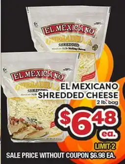 Torres Supermercado EL MEXICANO SHREDDED CHEESE offer