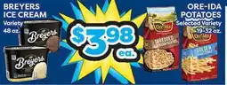 Torres Supermercado BREYERS ICE CREAM, ORE-IDA POTATOES offer