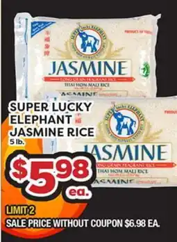 Torres Supermercado SUPER LUCKY ELEPHANT JASMINE RICE offer
