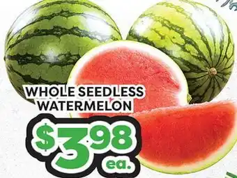 Torres Supermercado WHOLE SEEDLESS WATERMELON offer