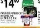Pioneer Supermarkets President duck's michelob ultra offer