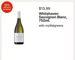 Walgreens Whitehaven Sauvignon Blanc offer
