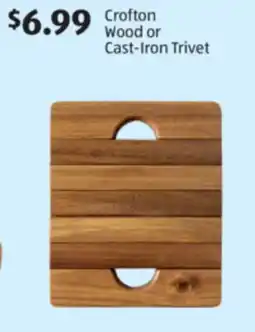 Aldi Crofton Wood or Cast-Iron Trivet offer